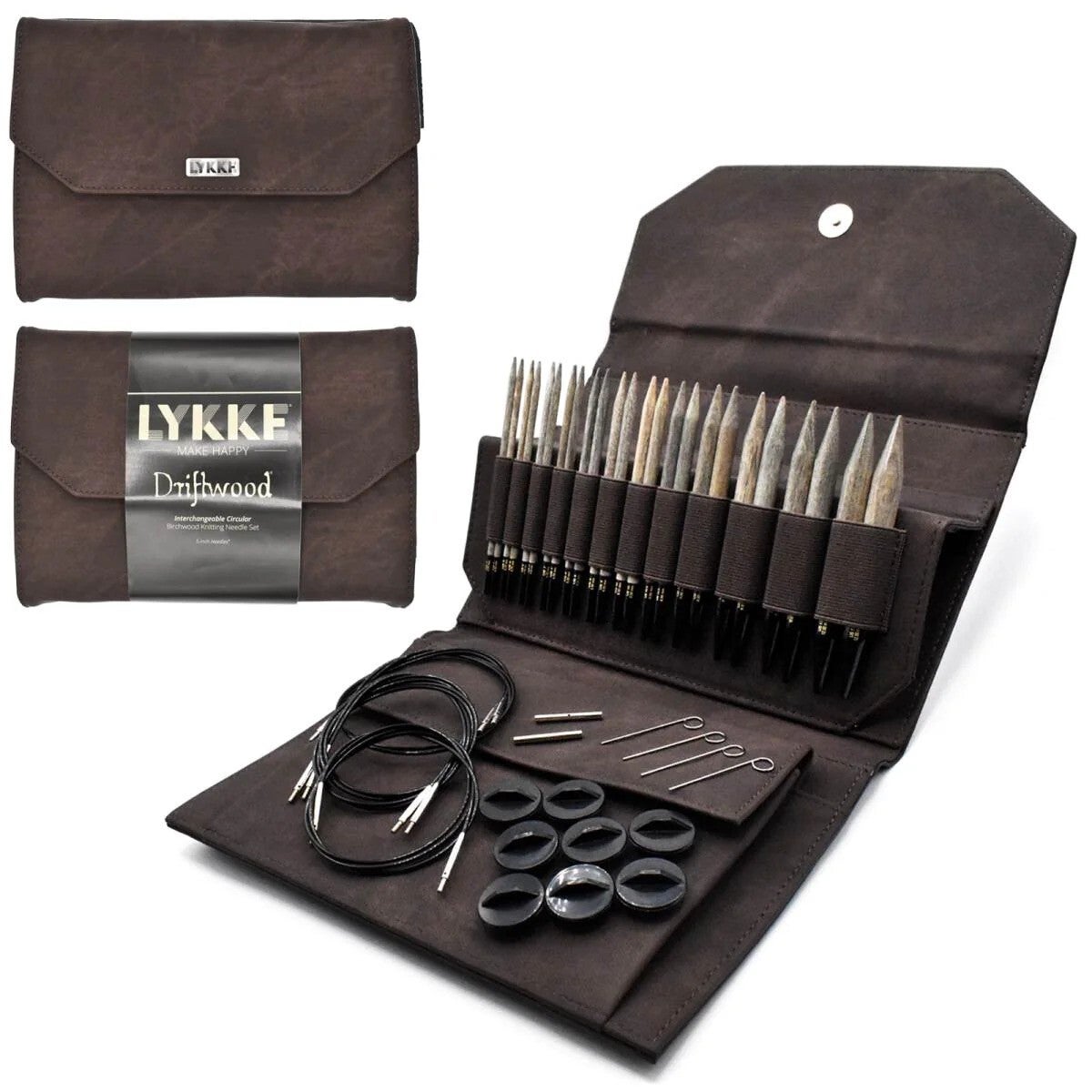 Popular Lykke Driftwood Knitting Needle set